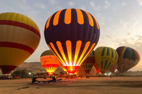 Luxor: Hot Air Balloon Ride over Luxor Relics