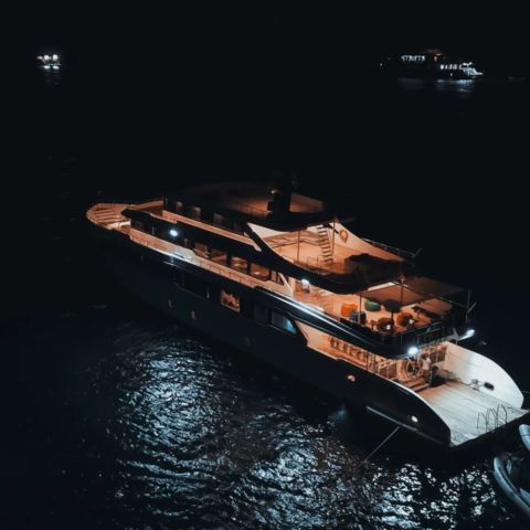 Sharm: Evening dinner with a show on a ship at sea
