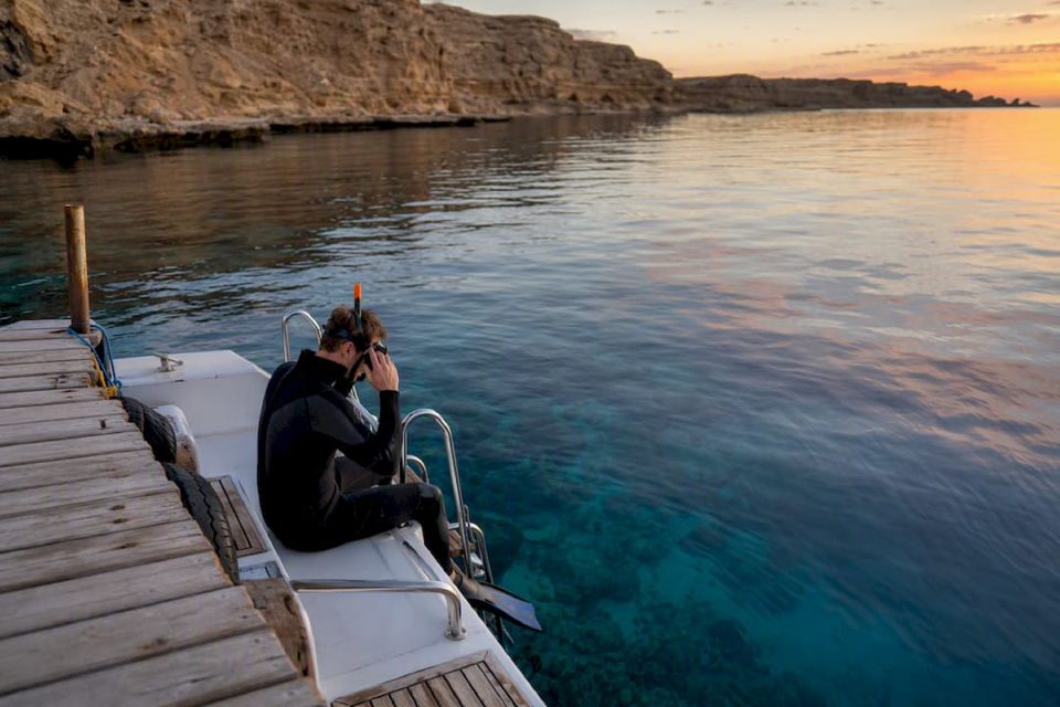 Early morning snorkeling boat at Ras Mohammed