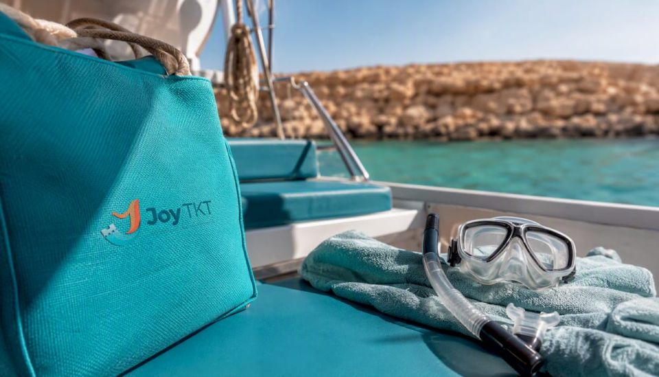 Hurghada: Orange Bay Island Snorkeling Trip With Water Sports with Transfer